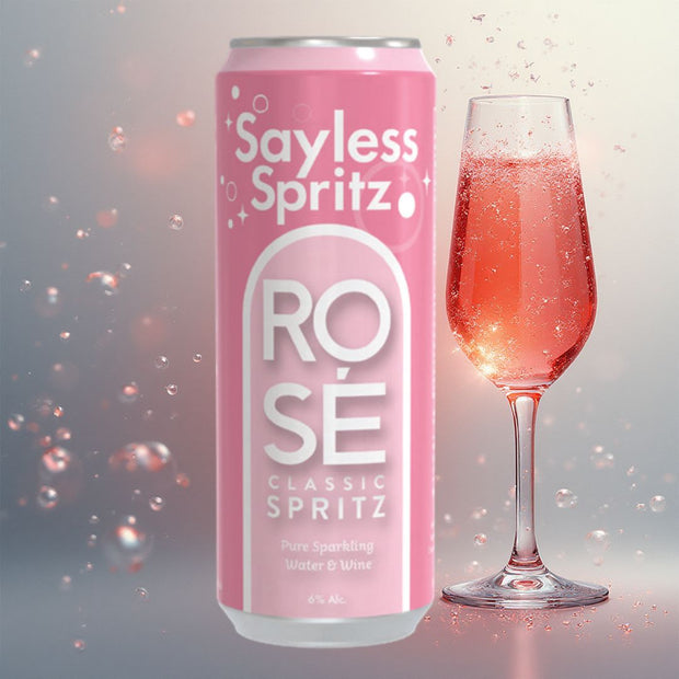<h4>SAYLESS SPRITZ® <span style="text-decoration:underline"><em>ROSÉ</em></span></h4>
