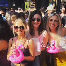 Load image into Gallery viewer, Pink Flamingo Inflatable Cup Holders x 4